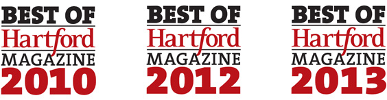 Best of Hartford Magazine 2010, 2012, 2013